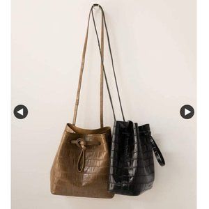 Oak + Fort vegan leather Bucket Bag 1983